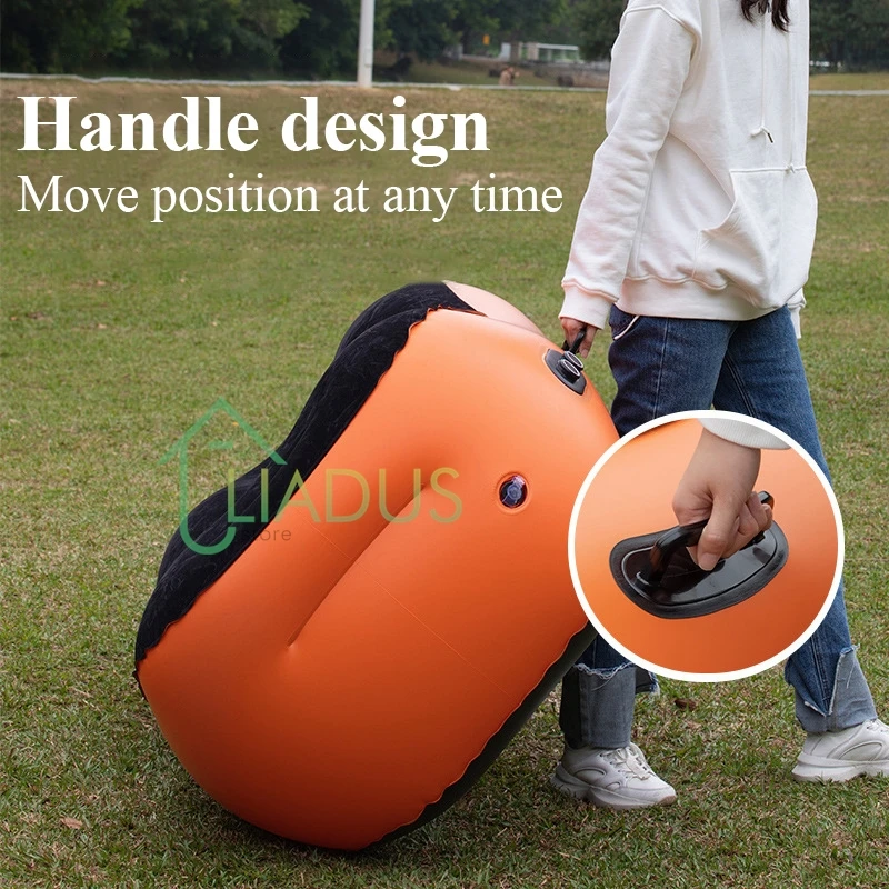 مرتبة قابلة للنفخ للتخييم في الهواء الطلق، وسادة نوم خفيفة الوزن، مضخة نفخ مدمجة للمشي لمسافات طويلة للسفر والمشي لمسافات طويلة