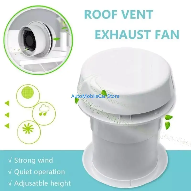 

G8TE 12V Vent Ventilation Ceiling Exhaust Fan for RV Motorhome Trailer Powerful Silent Caravan-Roof Ventilation Extractor Fan