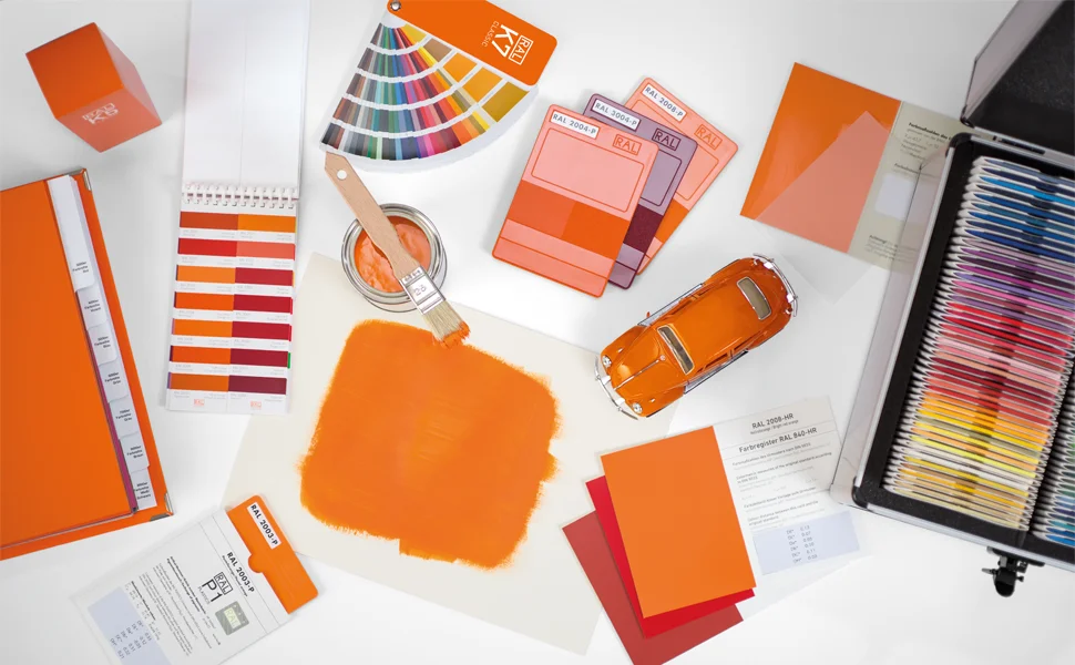 Original Germany RAL K7 International Standard Color Card Raul - Paint Coatings Color Card for Paint 216 Colors with Gift Box