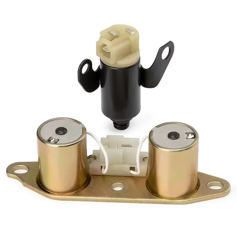 2Pcs Transmission Solenoid 0K015213B0 For Toyota 03-72LE 03-72LS A42DL A43DE A43DL A47DE Engines Timing Components Parts