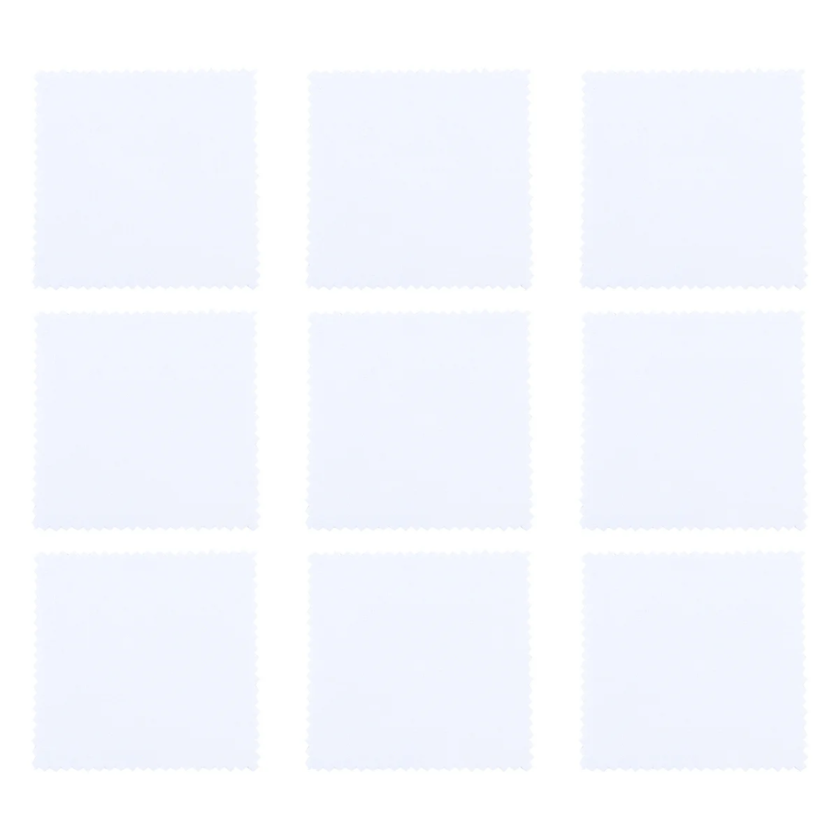 

50Pcs Jewelry Cleaning Cloth Suede Silver Jewelry Polishing Wiping Cloth Removes Tarnish Scratch for Watches Glass