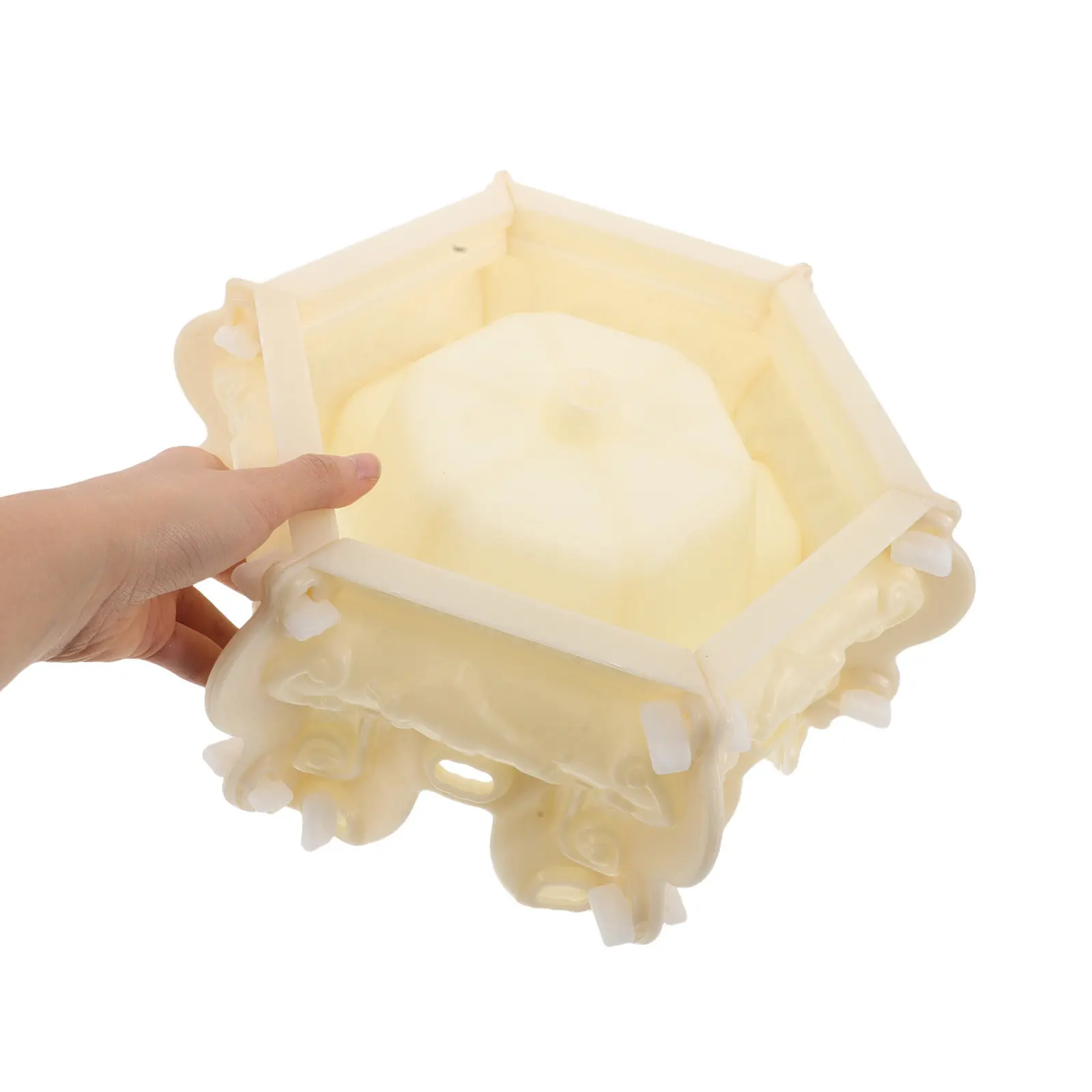 

Форма для бетонного основания колонны, сверхпрочная, для садовых скульптур, многоразовая, устойчивая к погодным условиям, для уличных статуй