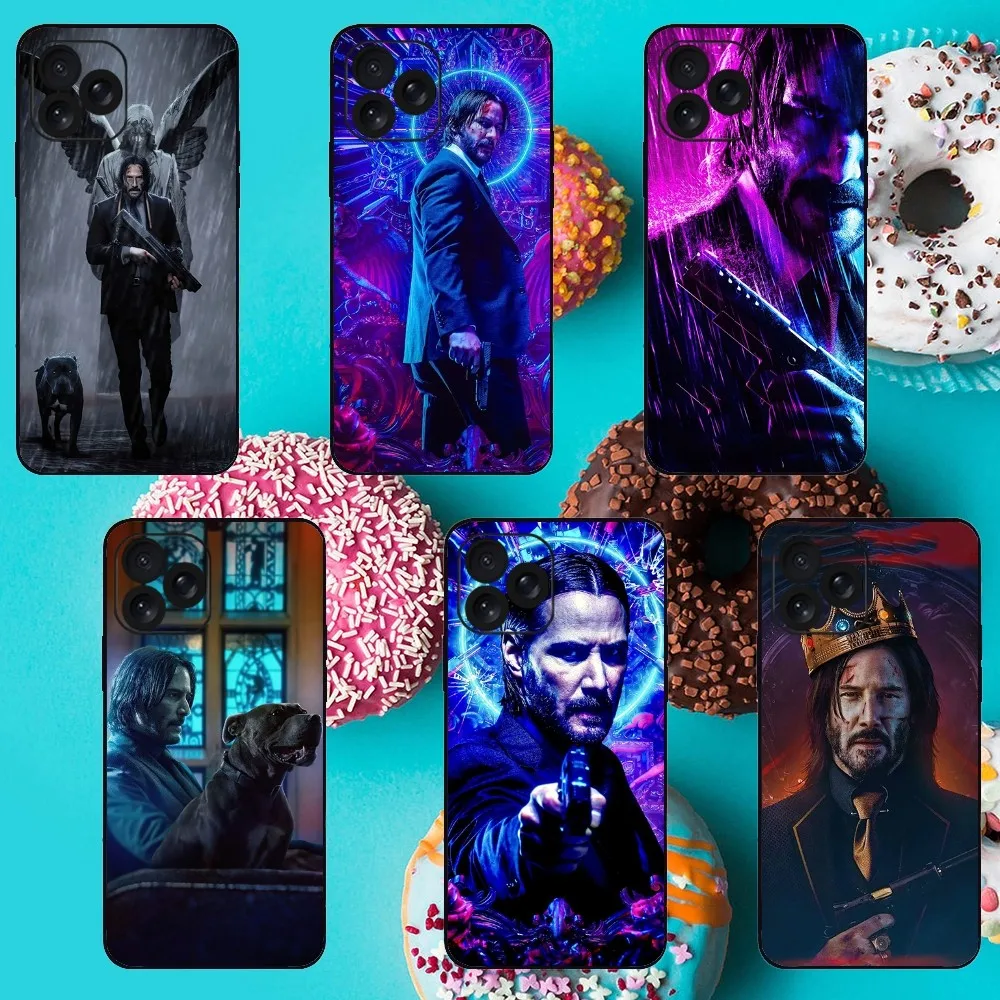 Movie J-John wick 4 Phone Case For iPhone 8 11 12 13 14 15 Mini X XR XS PRO MAX Plus Shell