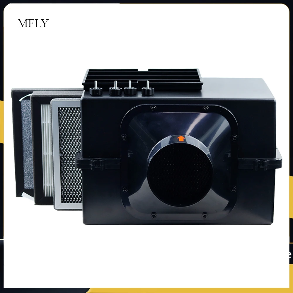 3 Layers Purification Filter Box with Hepa and Carbon Filter For Ventilation System