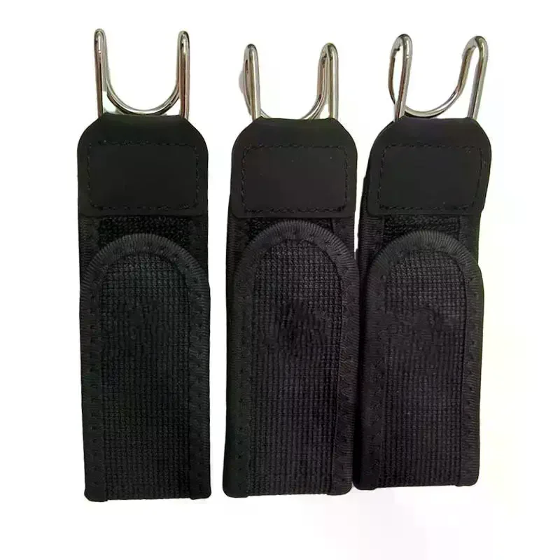 Buckleless Belt Hook Adjustable Metal Hook Elastic Belt Unisex Buckle-Free Invisible Waist Belt Closure For Outdoor Work