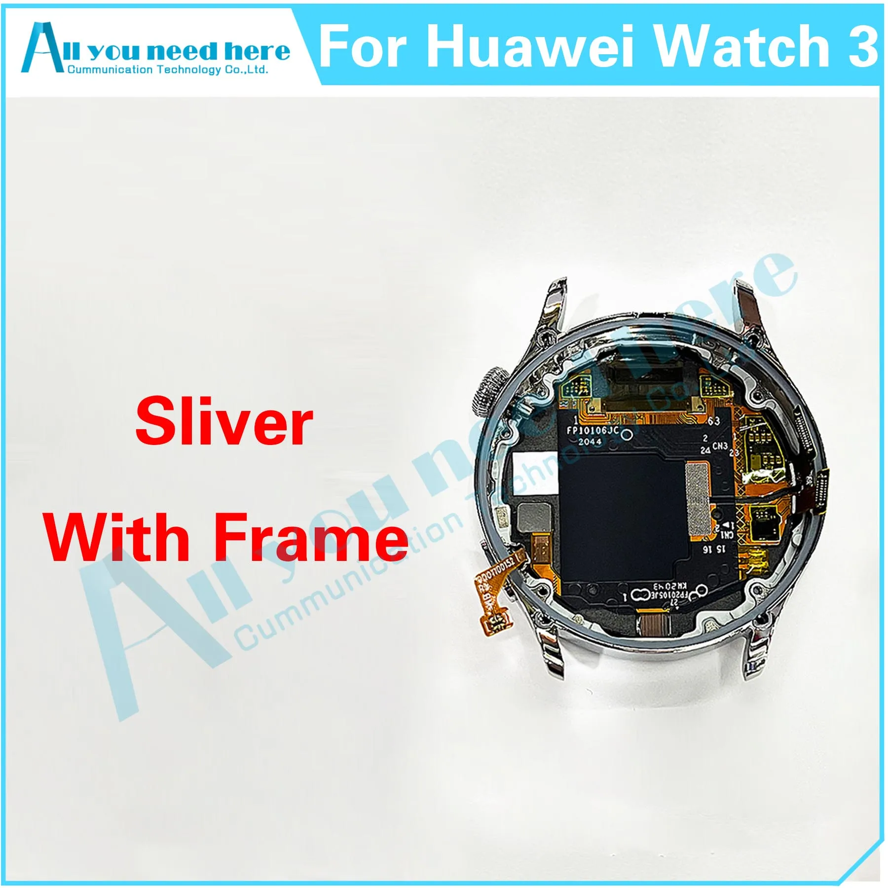 For Huawei Watch 3 GLL-AL00 GLL-AL04 Watch3 46MM 316L LCD Display Touch Screen Digitizer Assembly Repair Parts Replacement