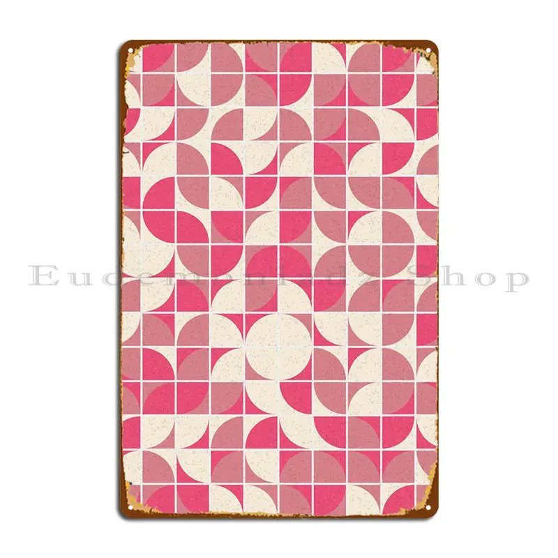 

Геометрический узор, металлический плакат с табличкой, для гаража, планшетов, кинотеатра, индивидуальная роспись, жестяной плакат