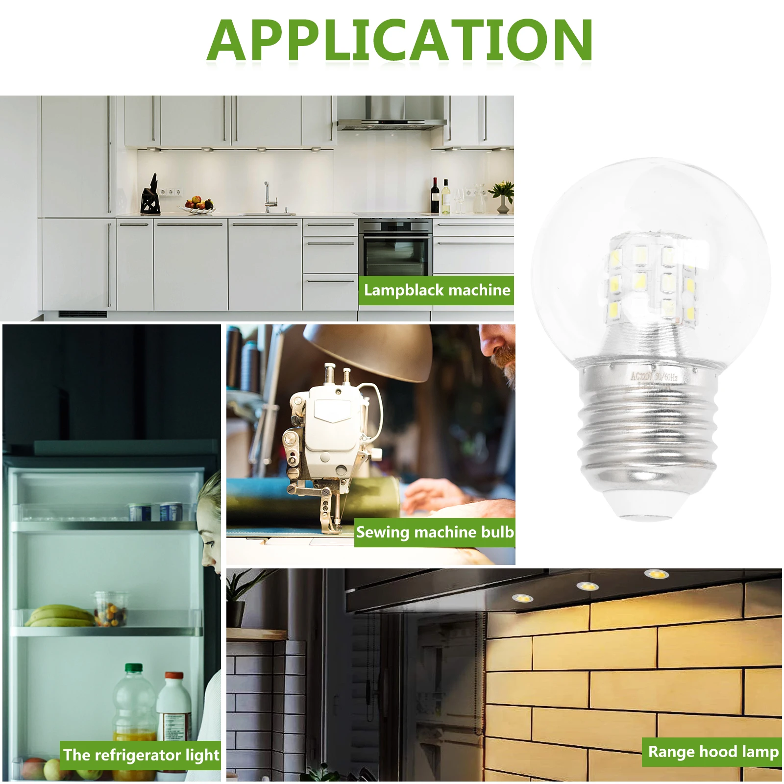 

LED Light Bulb E27 Bulbs Vintage Decorative Plastic Globe Warm Saving Low Power Consumption Long Lasting Easy