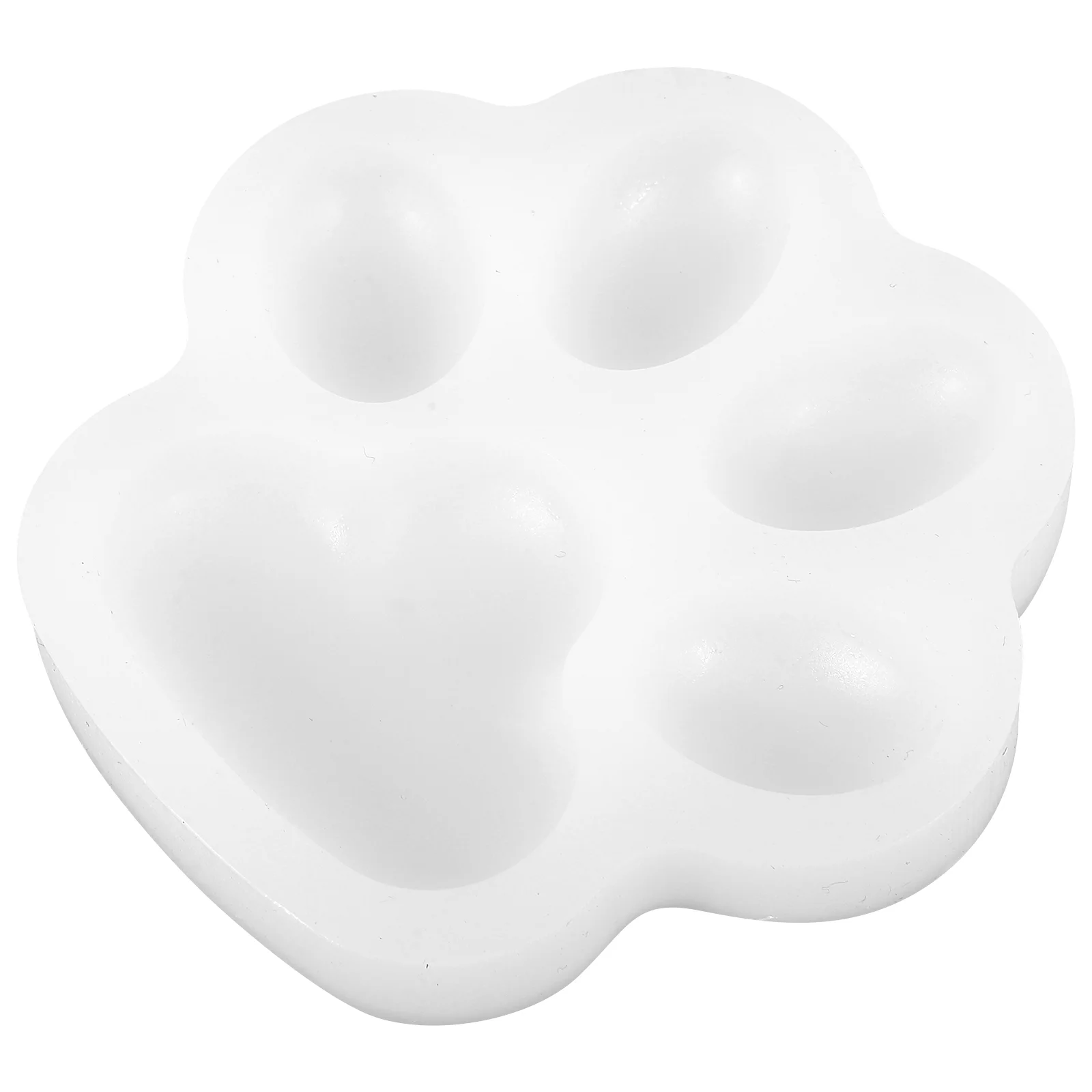 Paleta de colores de pata de gato, bandejas de pintura de silicona para pintura acrílica, Mini paletas de acuarela