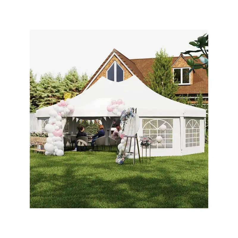 

Палатка для вечеринок — портативный уличный навес для мероприятий, встреч и торжеств, простой набор — водонепроницаемый и защита от ультрафиолета, идеально подходит