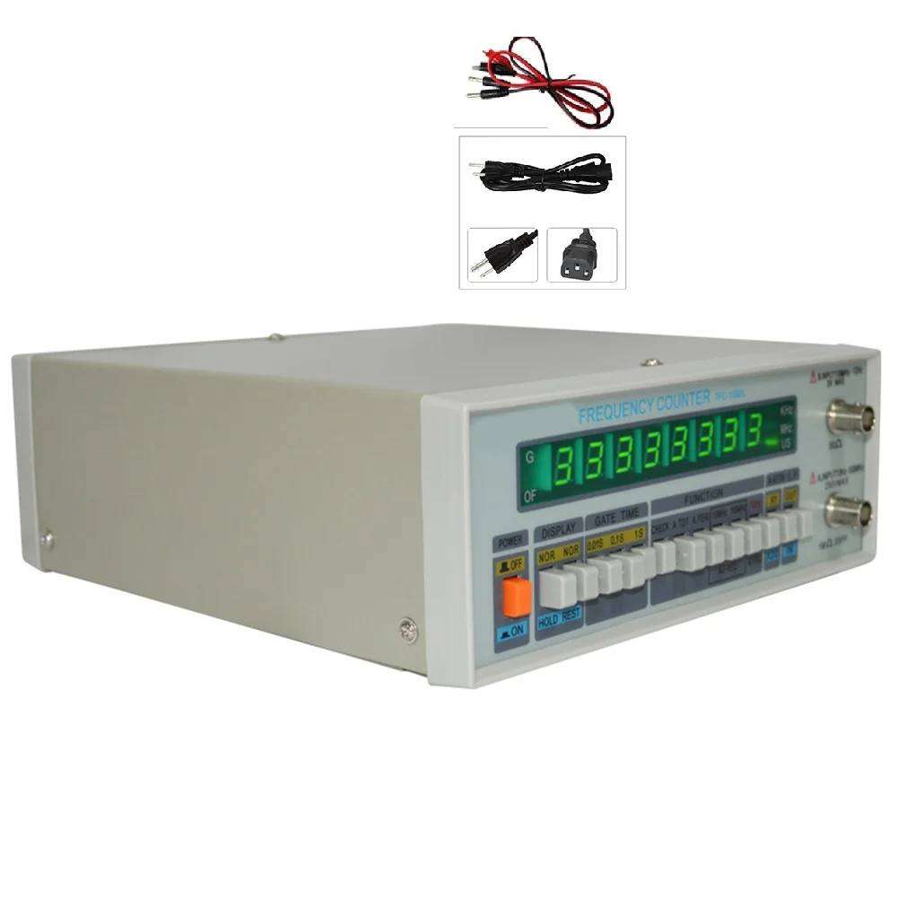 High Accuracy 8 Digit For Frequency Counter 10Hz 1GHz TFC1000L Metal Casing LED Display For Lab Industrial RF Signal For Spectru