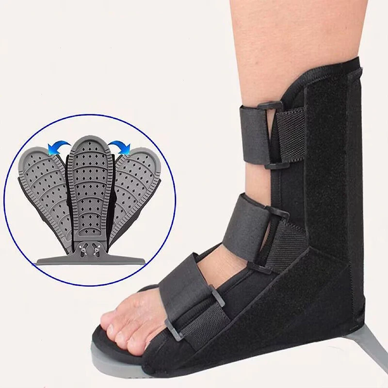 Chaussures orthopédiques rotatives pour la rééducation des entorses du pied après apoplexie, la fixation des fractures de la cheville, chaussures de contention en plâtre