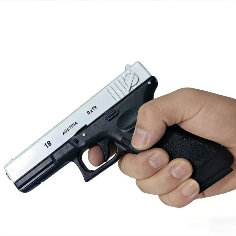 1st Gen  Black & White Toy Pistol  9x19 Empty Release Function Model
