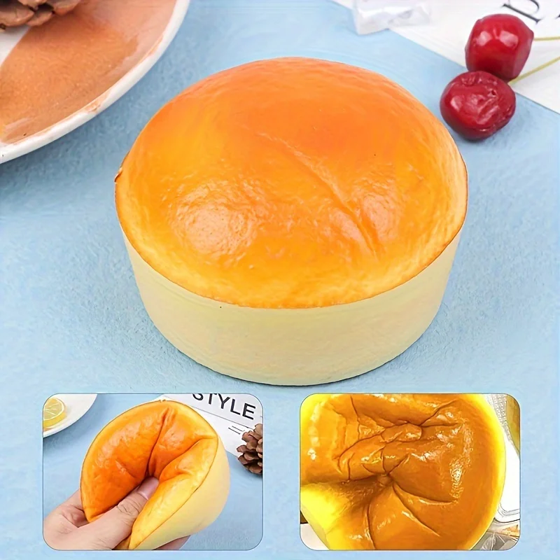 

1 шт., игрушка для торта с маслом и сыром, медленный отскок, мягкая игрушка для декомпрессии с медленным посадкой