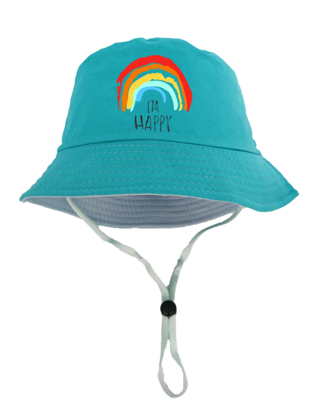 baby bucket hat accessories sun fishing fishman rainbow printed hat cap for boys and girls kids Windproof rope mommy and me