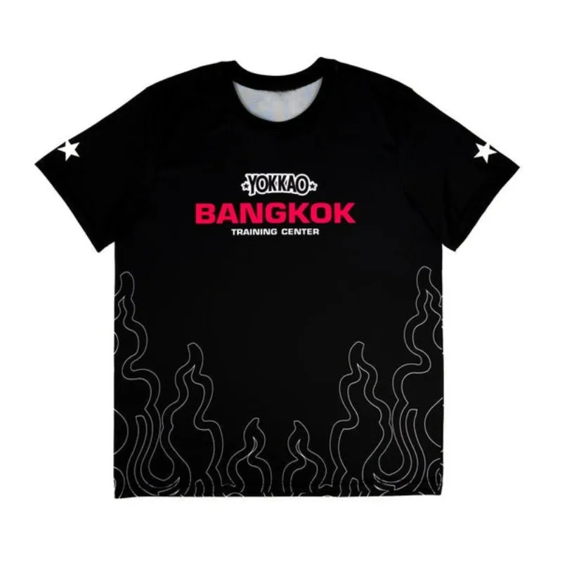 2026 Summer Outdoor Sports Bangkok Muay Thai Boxing T-shirt Men Breathable Sports Training Short Sleeve  Sweat Wicking Tops
