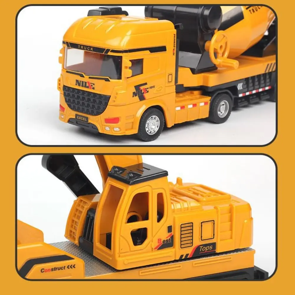 Modèle de camion d'ingénierie de Simulation, véhicules de Construction, camion, voiture, pelle, échelle 1:50, jouets éducatifs de camion mélangeur