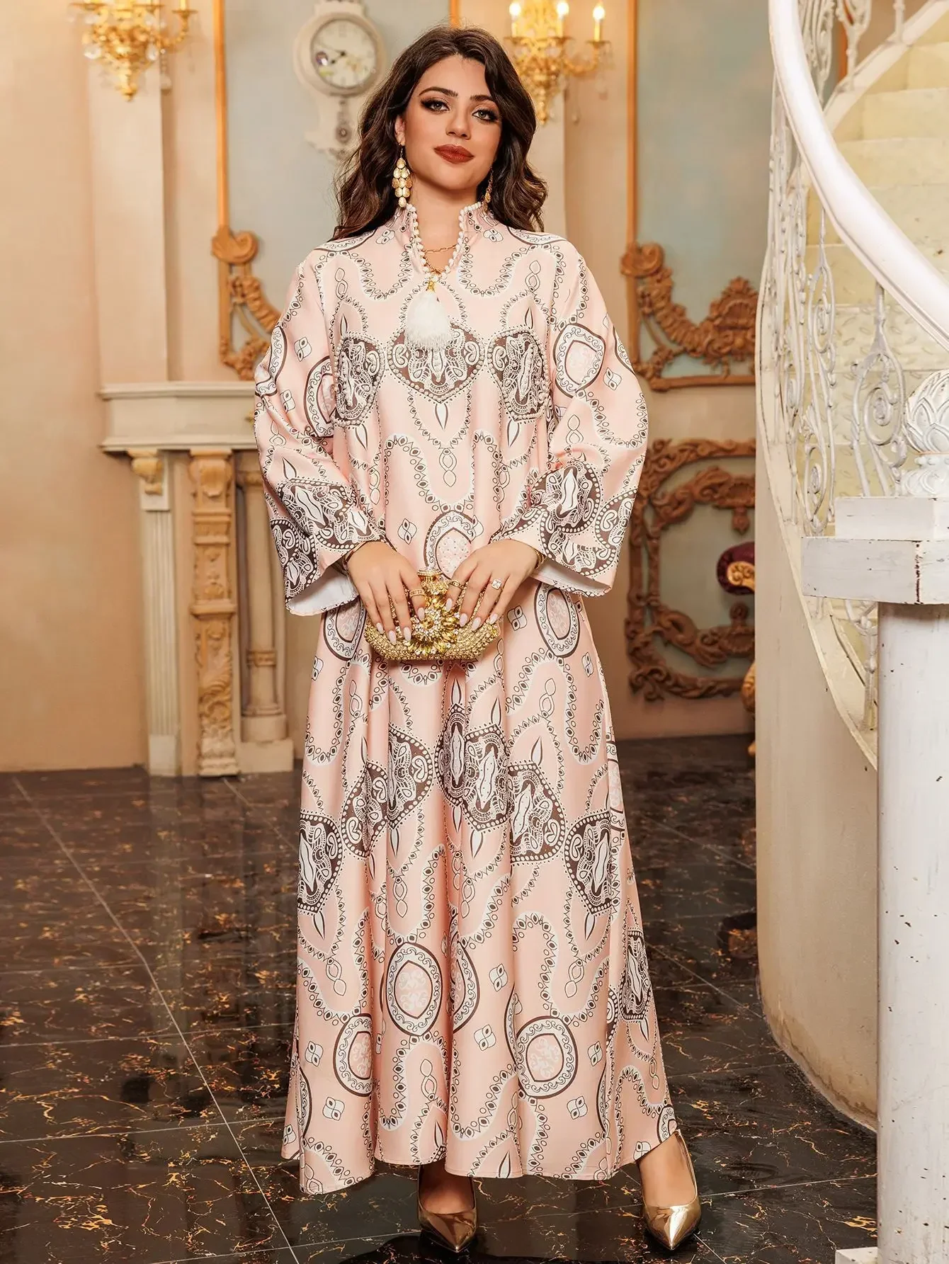 

Eid Morocco Dress Muslim Women Abaya Ramadan 2025 Beading Abayas Dubai Islam Party Dresses Kaftan Robe Longue Vestidos Largos