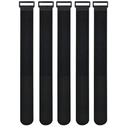 5pc 2.5*30cm wieder verwendbarer Fahrrad radriemen Nylon-Klett binder aus langlebigem Mehrzweck-selbst klebende Befestigungs kabel