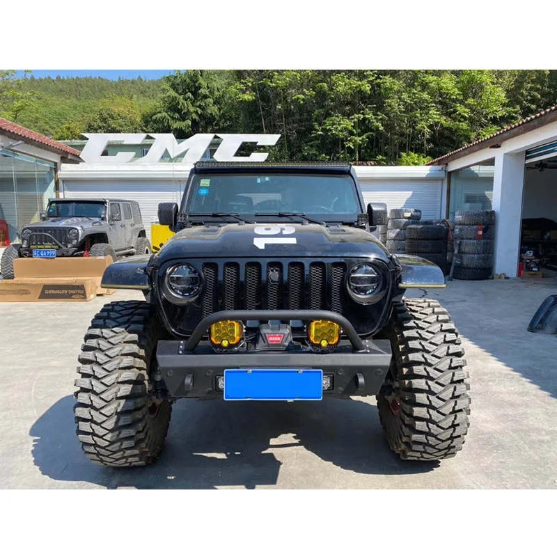 JL 2018 سيارة الطرق الوعرة 4x4 اكسسوارات السيارات المصد الأمامي المصد الخلفي ل J eep Wrangler #3
