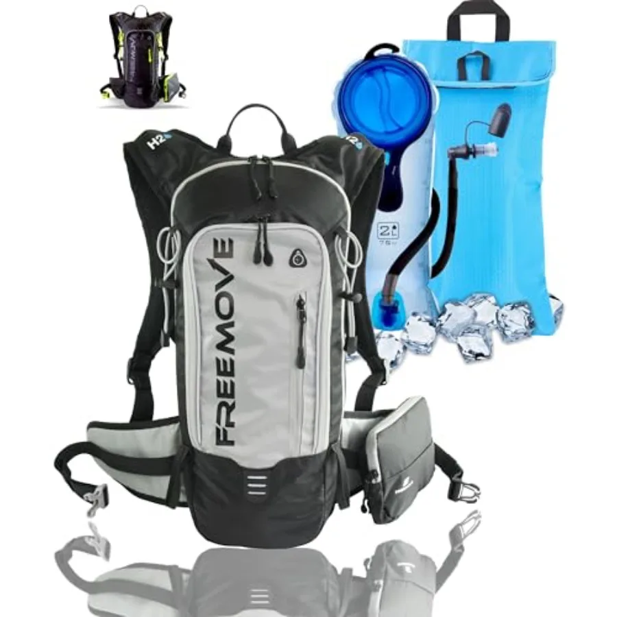 

Hydration Water Back with 2L Bladder and Insulated Back Cooler Bag a Complete Hydration Solution Ideal Hydro Camel Back for Hik