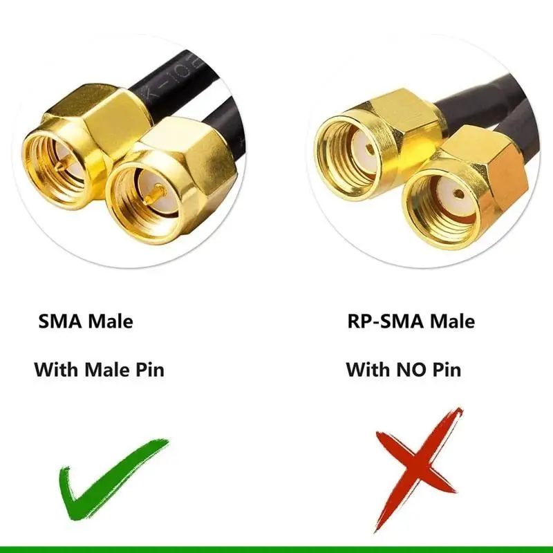 

U55C Двойная антенна Wi-Fi для мужского разъема W/ RP-SMA 2,4 ГГц 5 ГГц двухпонный антенна магнитный основание беспроводной