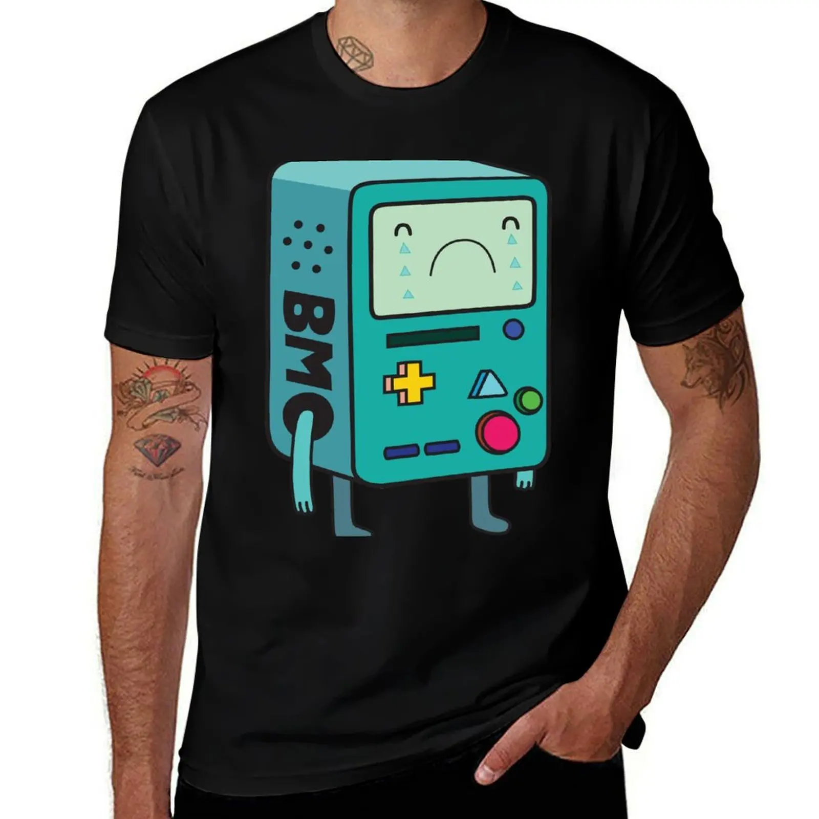 

BMO sad T-Shirt fashion shirts valentines boutique clothes street wear plus size tops mens big and tall t shirts