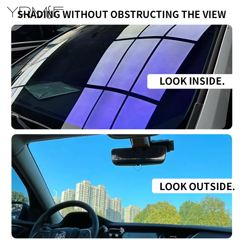

Car Side Windshield VLT Purple Tint Film Nano Ceramic Solar Protection Glass Tinting Vinyl for Auto Exterior Styling Accessories