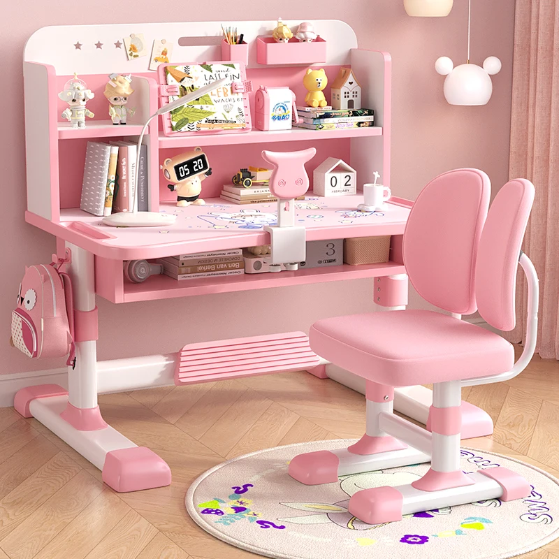 Children Table Chairs Infant Elementary Desk Chair Child Room Furniture School Supplies Student Girl Desks Kindertisch Mini