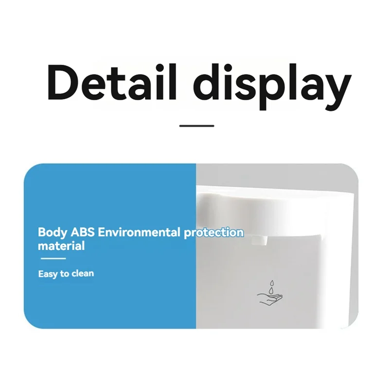 Exquisite-300ML Automatic Sensor Double Soap Dispenser USB Charging Soap Dispenser 3 Level Adjustable Wall Mount For Bathroom
