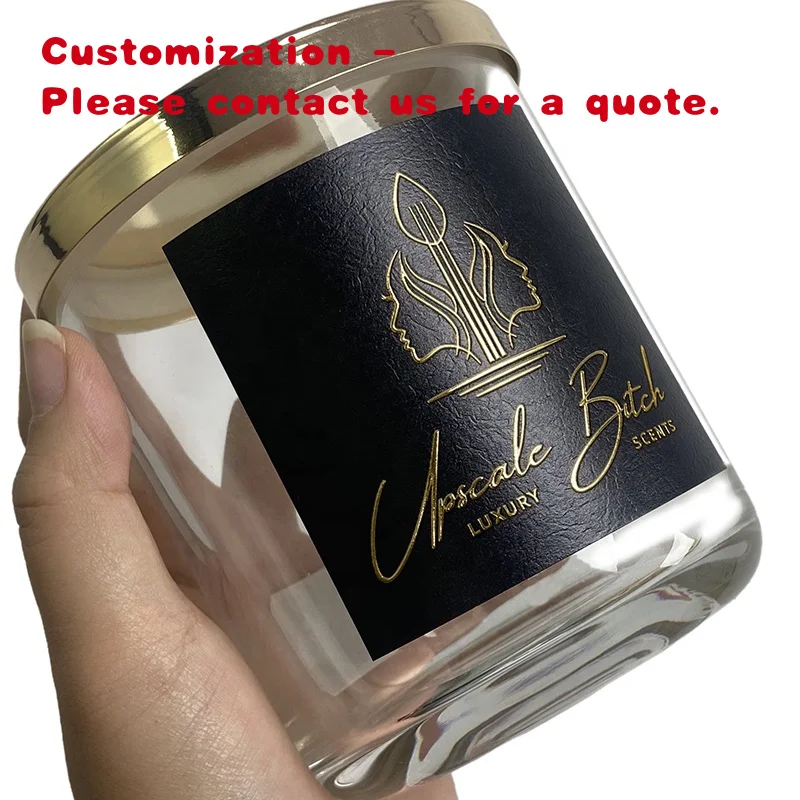 

Изготовленные на заказ этикетки для ароматических свечей на заказ, печать водонепроницаемых косметических этикеток, банки для свечей