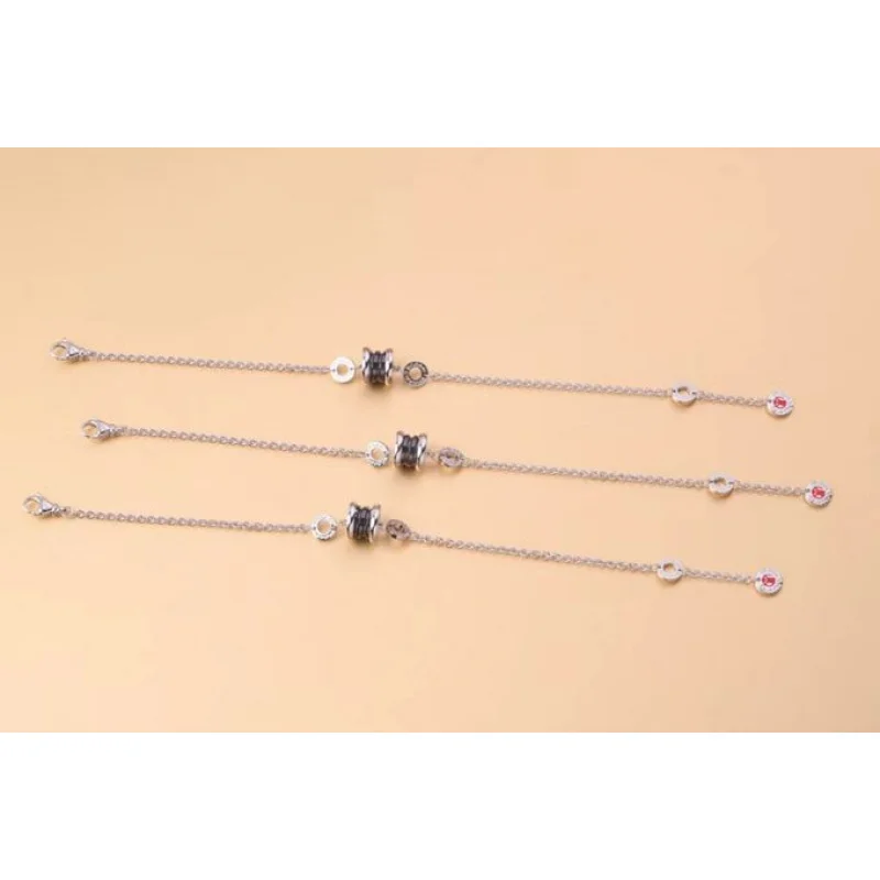 

Titanium Steel Wind Chime Ice Crystal Bracelet Three-in-One Explosion-Resistant Stone Transport Bracelet for Parties and Gifts