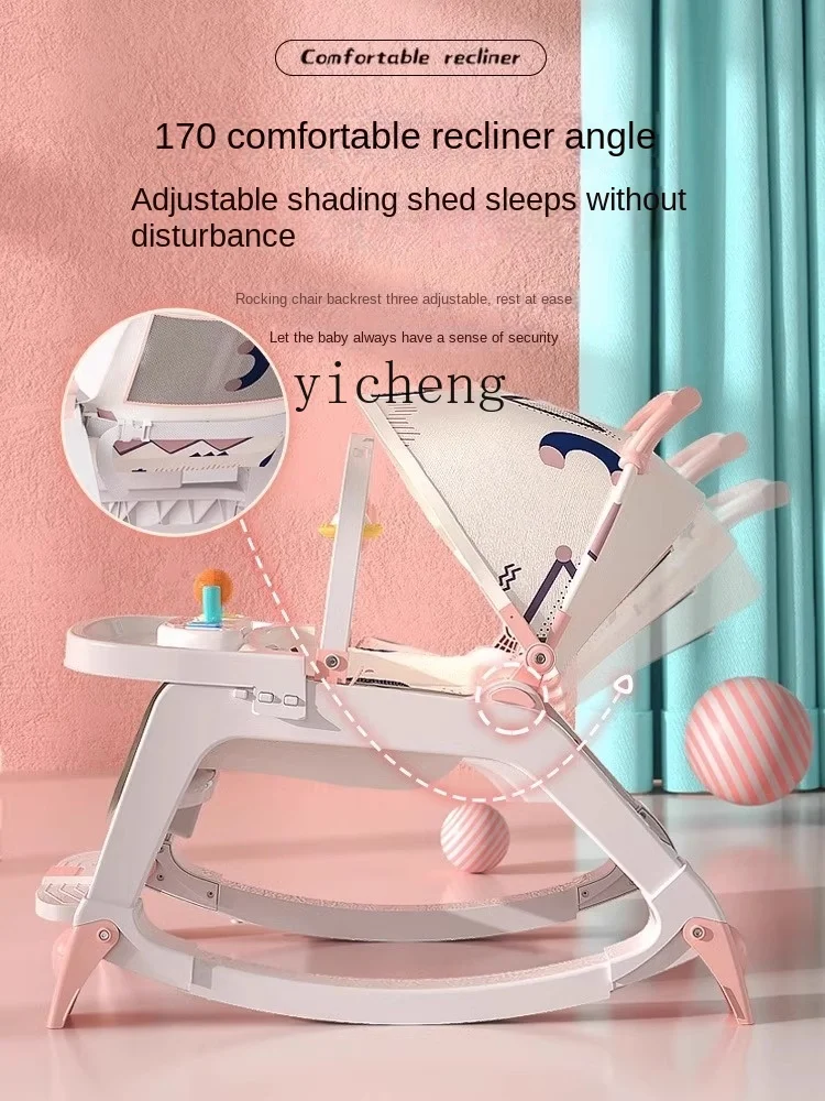 Tqh-Chaise à Bascule pour Bébé, Produit Fantastique pour Apaiser Bébé, Éducation Précoce, Cadeau d'Anniversaire pour Nouveau-Né