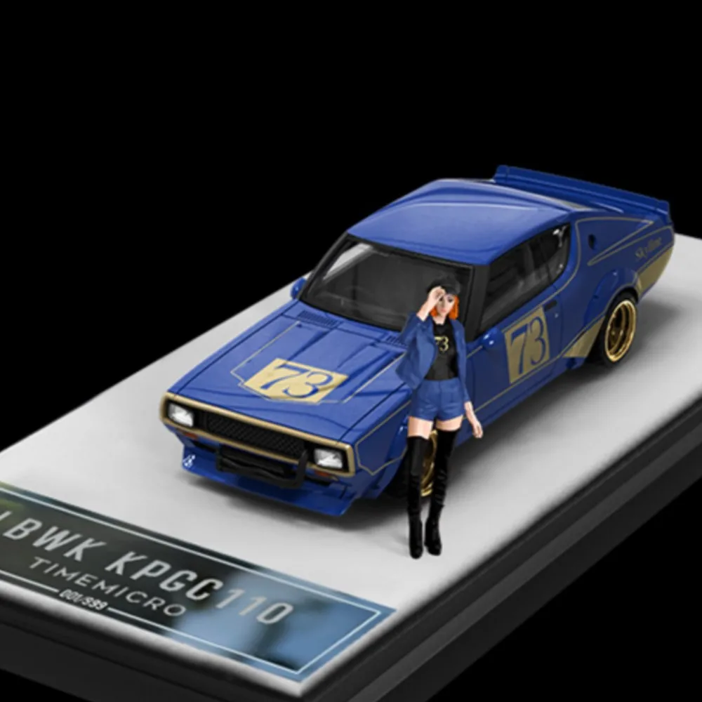 

TM Time Micro 1:64 Потрясающая литая модель автомобиля с дисплеем KPGC110
