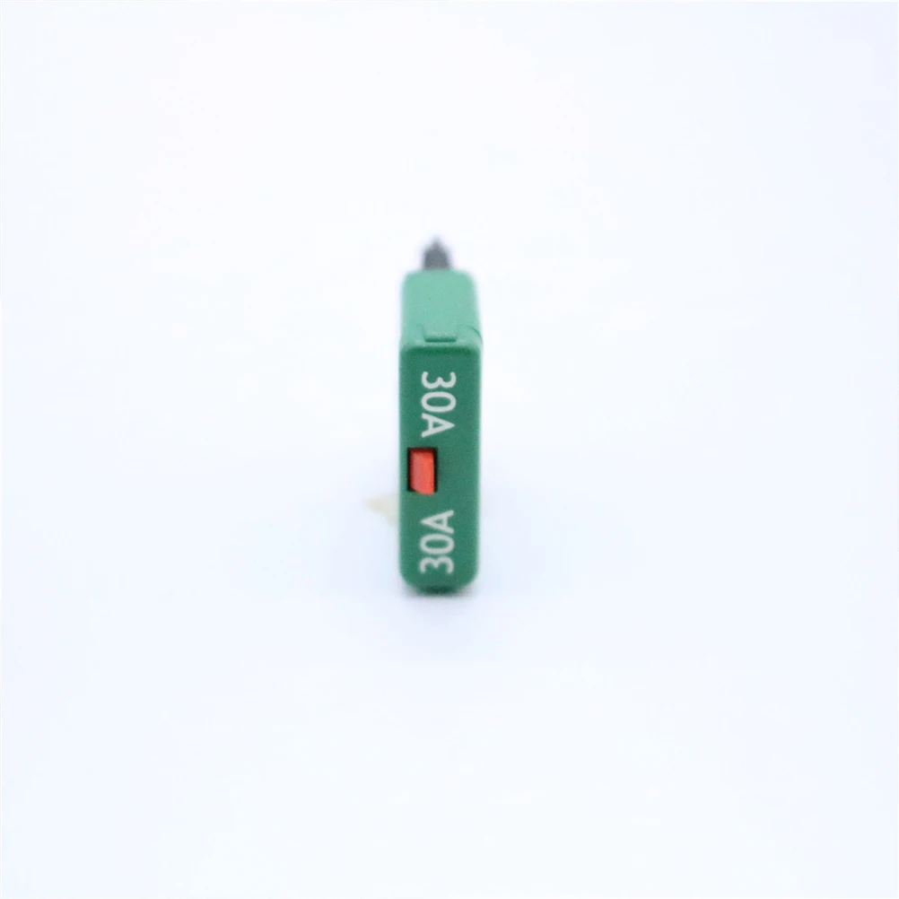 

30 AMP Overload Protector Mini Breaker Fuse Resettable Blade Automotive Switch Relay Tin Plated Brass Low Voltage Wiring