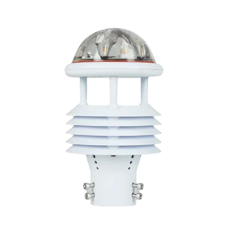 

Cross-border 6-in-1 Automatic Ultrasonic Weather Station Sensor Wind Temperature Humidity Pressure Rainfall Monitoring Detector
