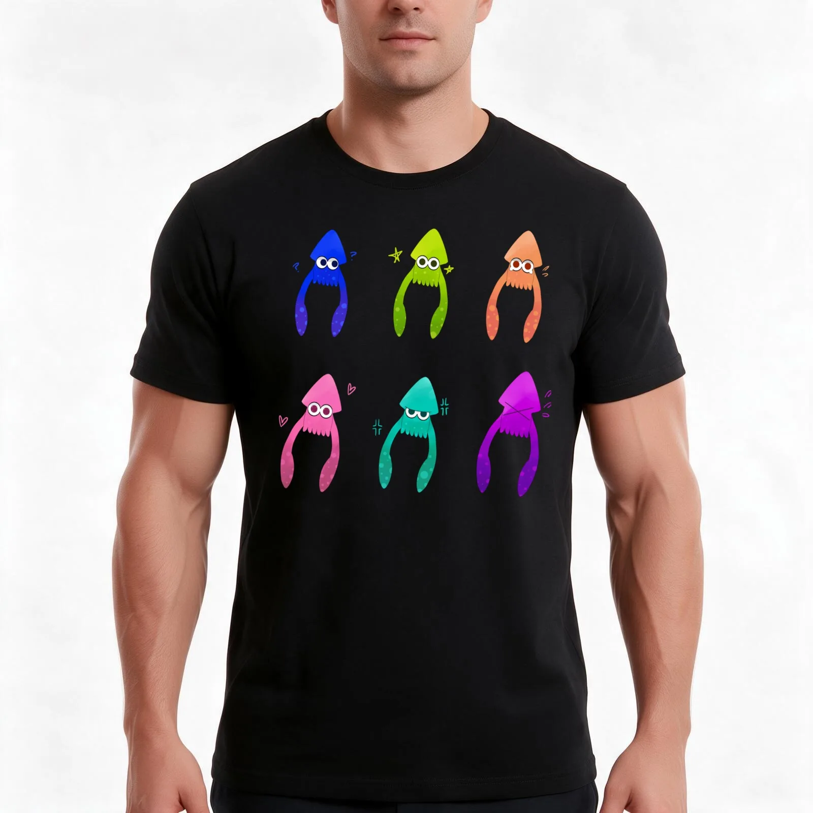 Inklings! T-Shirt, Summer Casual Cotton Tee, Oversized Streetwear Tops, Vintage Graphic Print, Loose Fit Short Sleeve