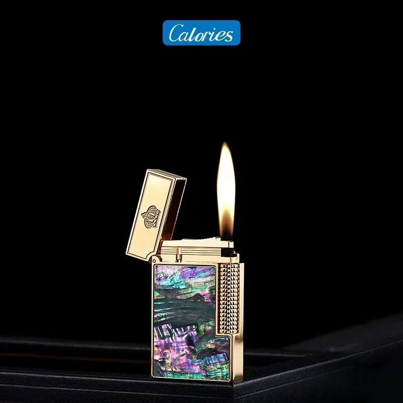 

Красочная стальная зажигалка с ярким светом, громким звуком и боковым колесом для зажигания – Премиальный подарок для парня или девушки