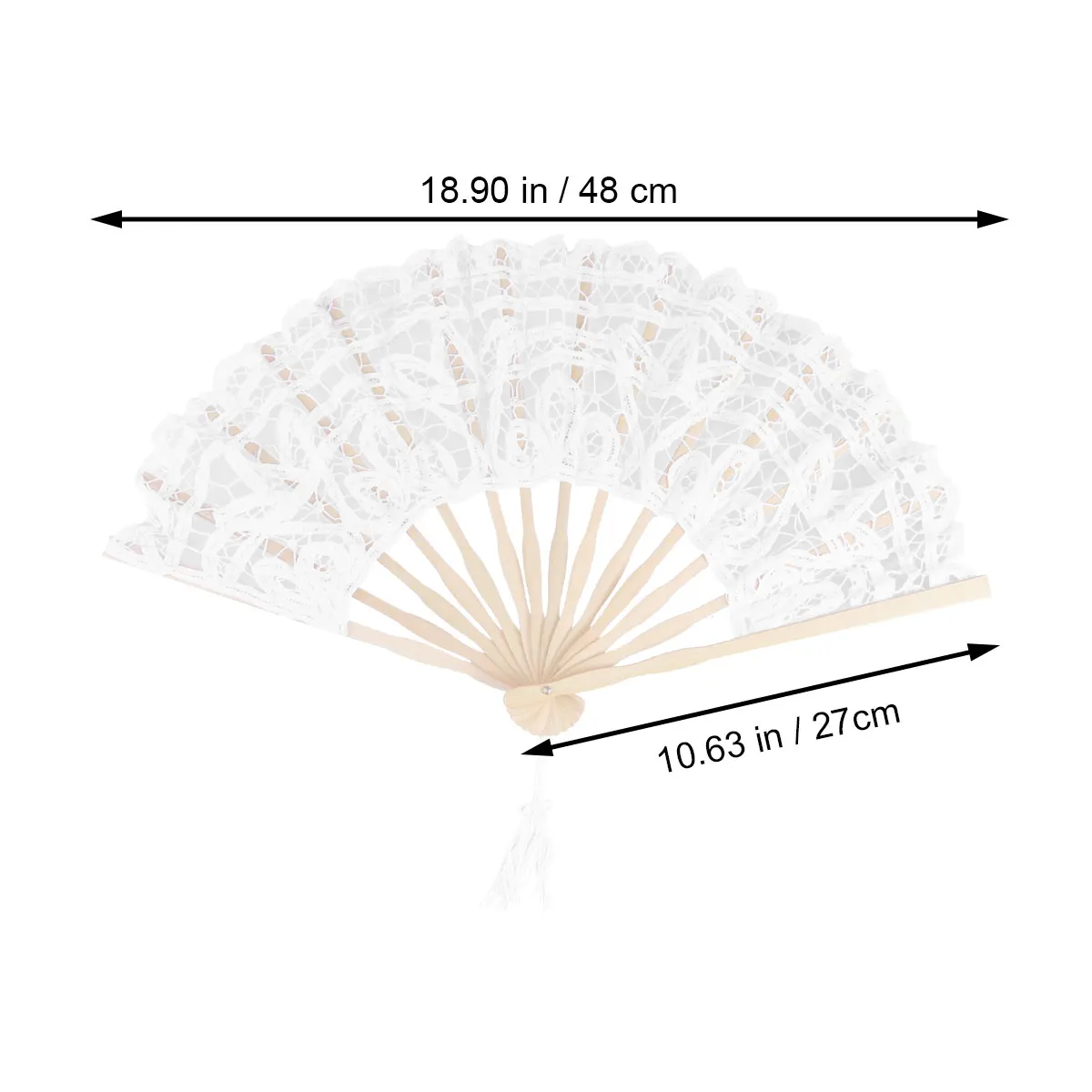 

Lace Fan Cotton Hand Fans for Women Dancing Bamboo Folding Fan Vintage Decorative Palace Elegant Summer Portable