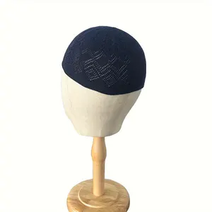 Unisex knit beanie wrap head cap, Muslim Prayer Hats, Islamic Ramadan, Jewish, India, Men Kippah, Arabic, Male 12 Main Sales Hall Jewish - №3