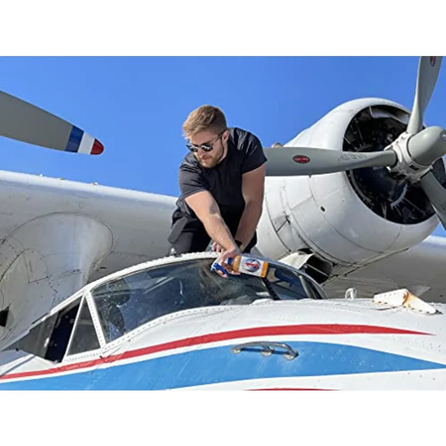 Aviation Grade SiO2 Ceramic Coating Spray 16oz High Gloss Quick Detailer for Airplanes Cars Motorcycle Boat RV Advanced Sio2 Hy
