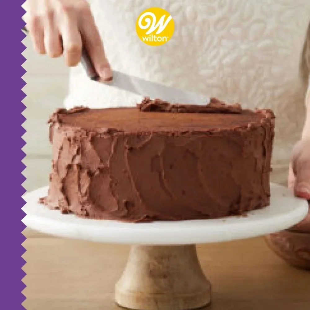 Angled Icing Spatula with Black Handle, 13-inch