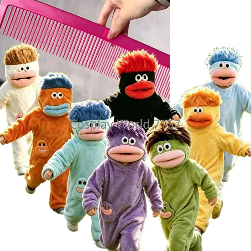 Funny Big Mouth Monster Onesie Pajamas Flannel Fleece Cartoon Animal Costume Ninos Warm Hooded Jumpsuit Sleepwear With Comb