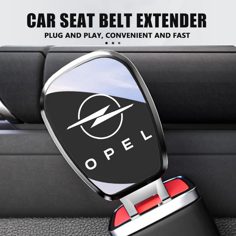 For Opel Car Seatbelt Buckle Seat Belt Connector Extender Auto Interior Accessories Insignia Corsa Zafira Meriva Mokka Astra H K view 3