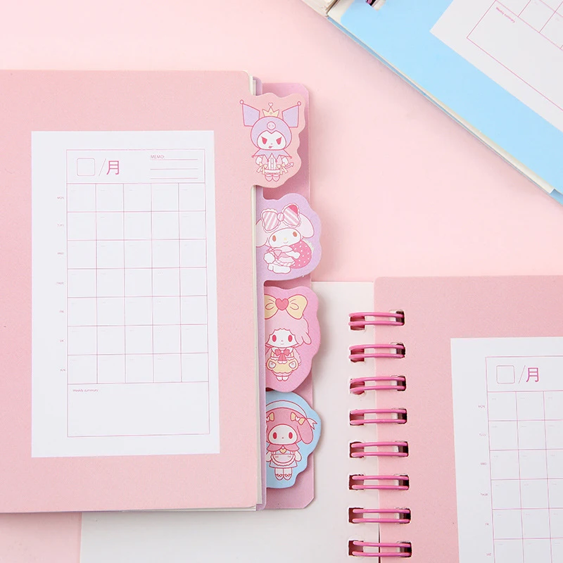 Sanrio Hello Kitty Cartoon Notebook A5 Coil Notebook Student Notebook Cartoon Cute Notebook School Writing Tool