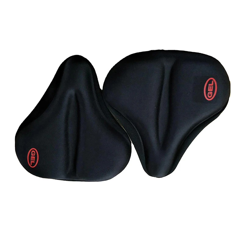 Increase and widen bicycle silicone cushion cover thickened mountain electric vehicle seat cover bicycle saddle cover