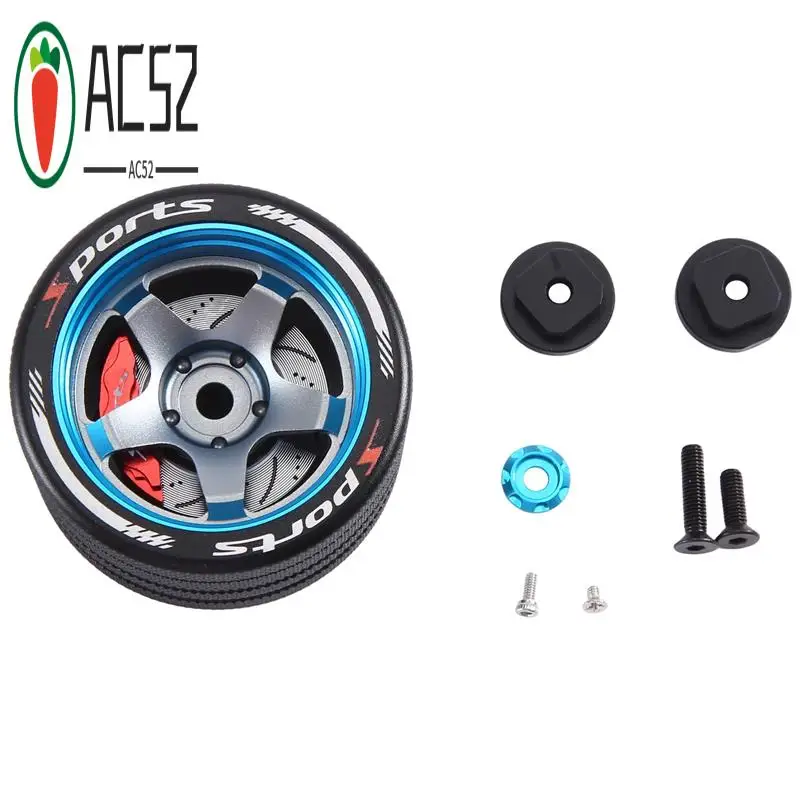 

AC52-для SANWA MT4/FUTABA 4PX/Flysky NB4/KO EX Next/WFLY X9 пульт дистанционного управления универсальный металлический маховик рулевое колесо