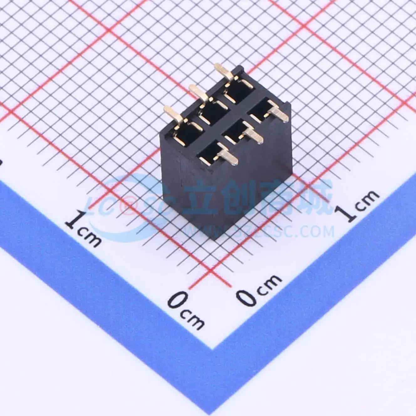 71pcs PM254-2-03-S-8.5 SMD P 2.54mm 2x3P 2.54mm Female Header Connector