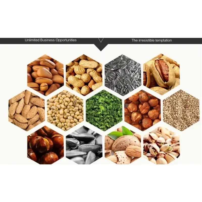 Snack Business Industrial Nut Roaster Ga-s Electric Peanut Almond Walnut Roasting Machine view 6