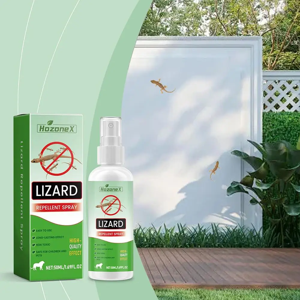 Lizard Repellents Spray Natural Lizard Repellents 50ml Control Gecko Spray Oil Lavender Safe Reptile Deterrents Powerful Pe J7V9